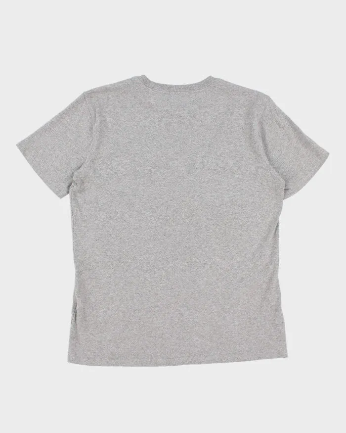 00s Carhartt Grey Pocket T-Shirt - M