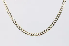 24" 14k Yellow Gold Curb Chain (14.69g.)