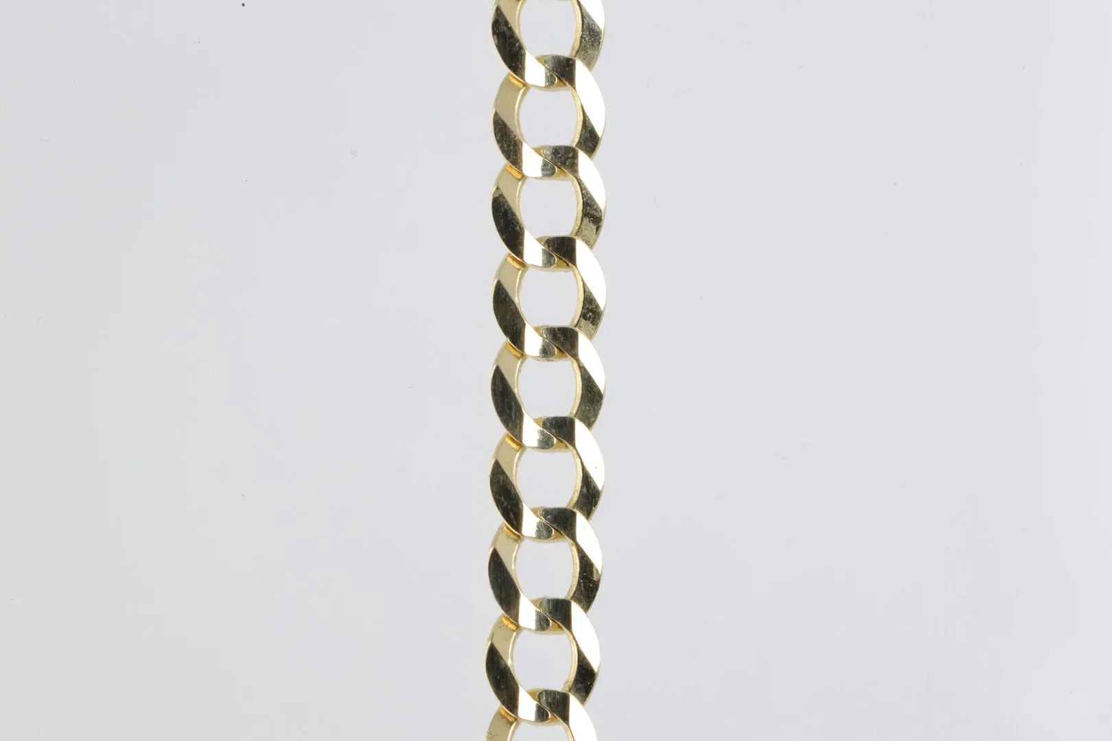 24" 14k Yellow Gold Curb Chain (14.69g.)