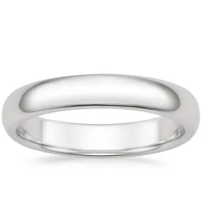 4mm Men's Comfort Fit Wedding Band Rings - NM25