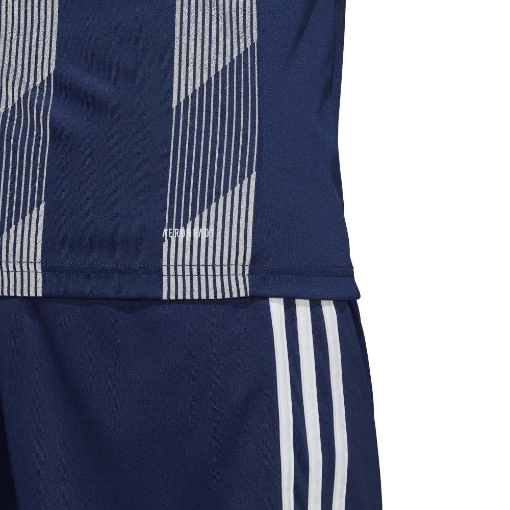 Adidas Adult Striped 19 Jersey (Dark Blue/White)