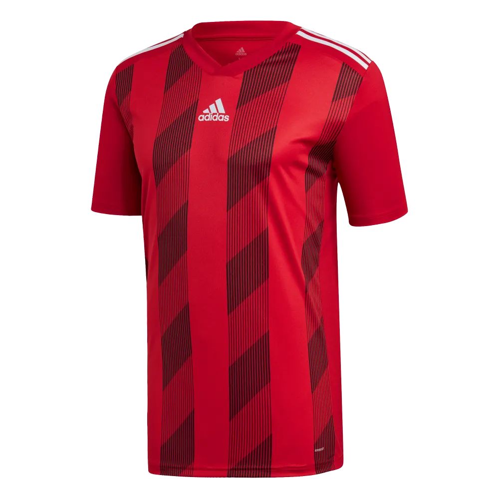 Adidas Adult Striped 19 Jersey (Red/White)