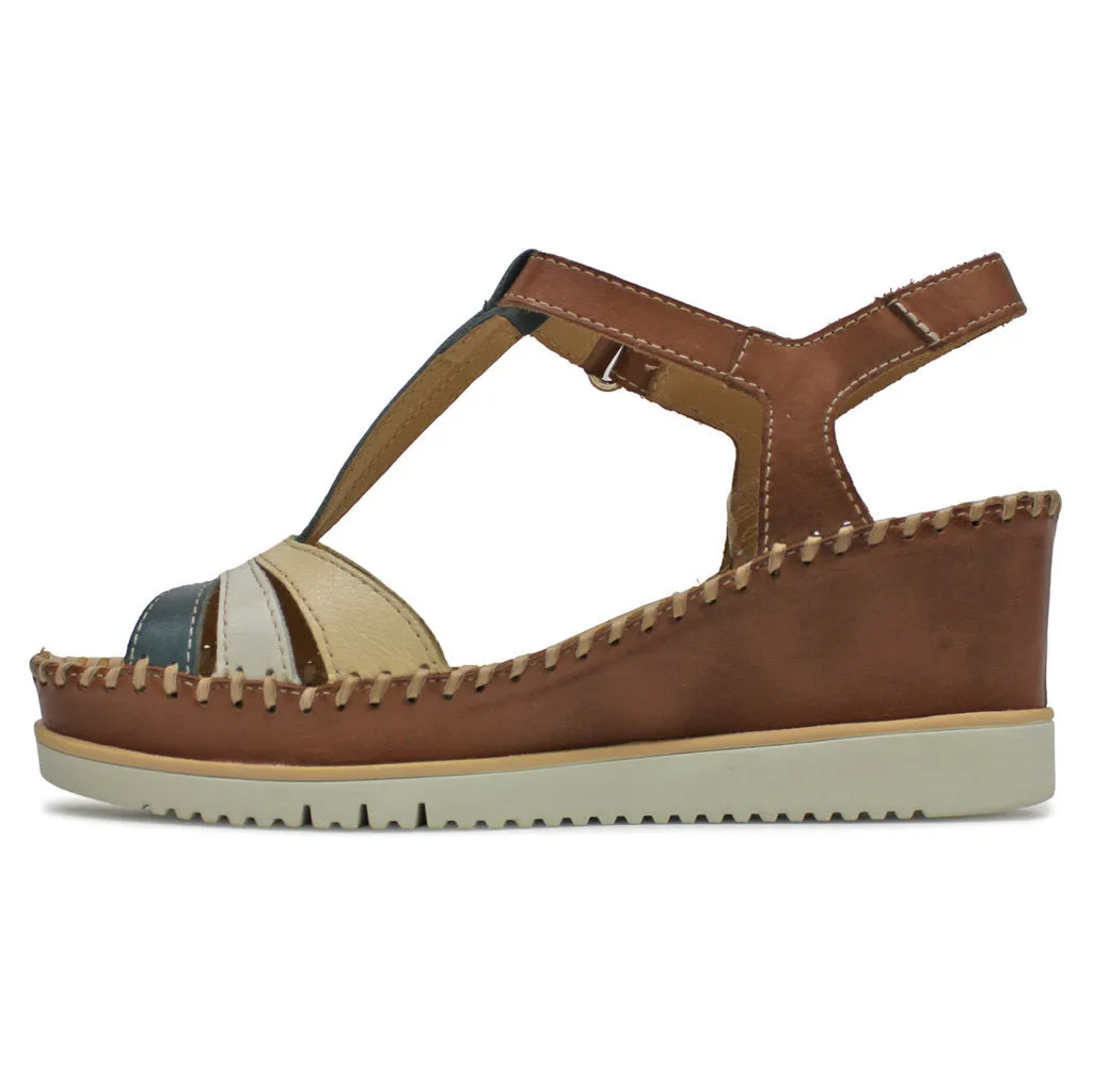 Aguadulce Leather Women's Wedge Sandals