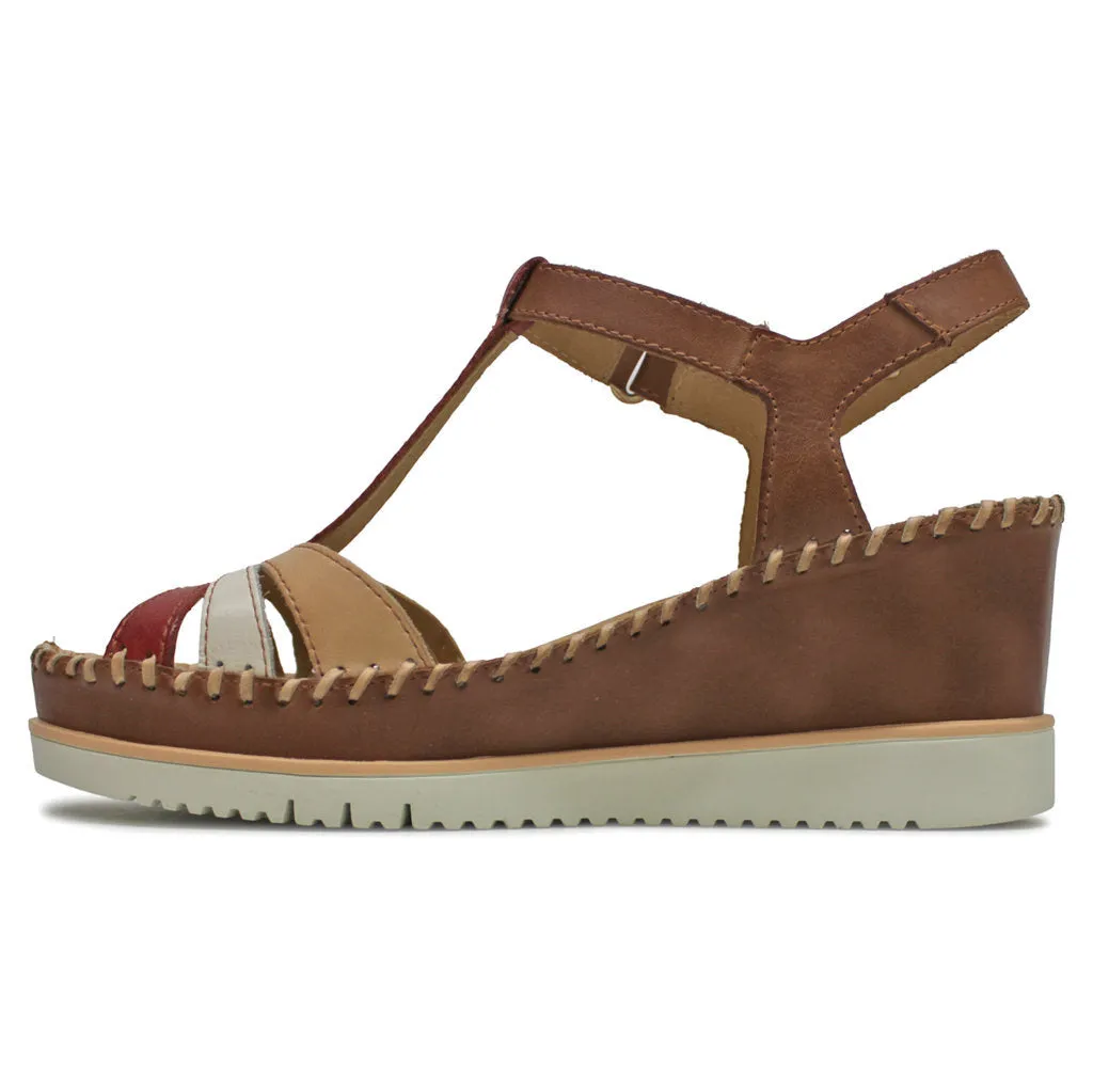 Aguadulce Leather Women's Wedge Sandals