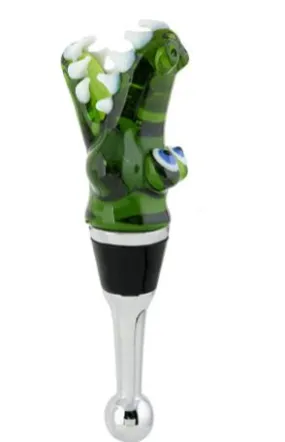 Alligator Glass Coastal Collection Bottle Stopper