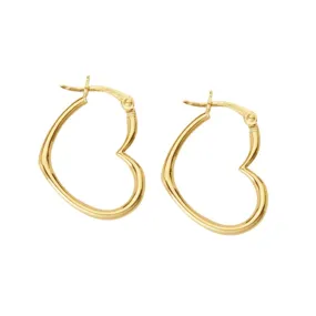 Aura by Martin Binder Heart Hoop Earrings