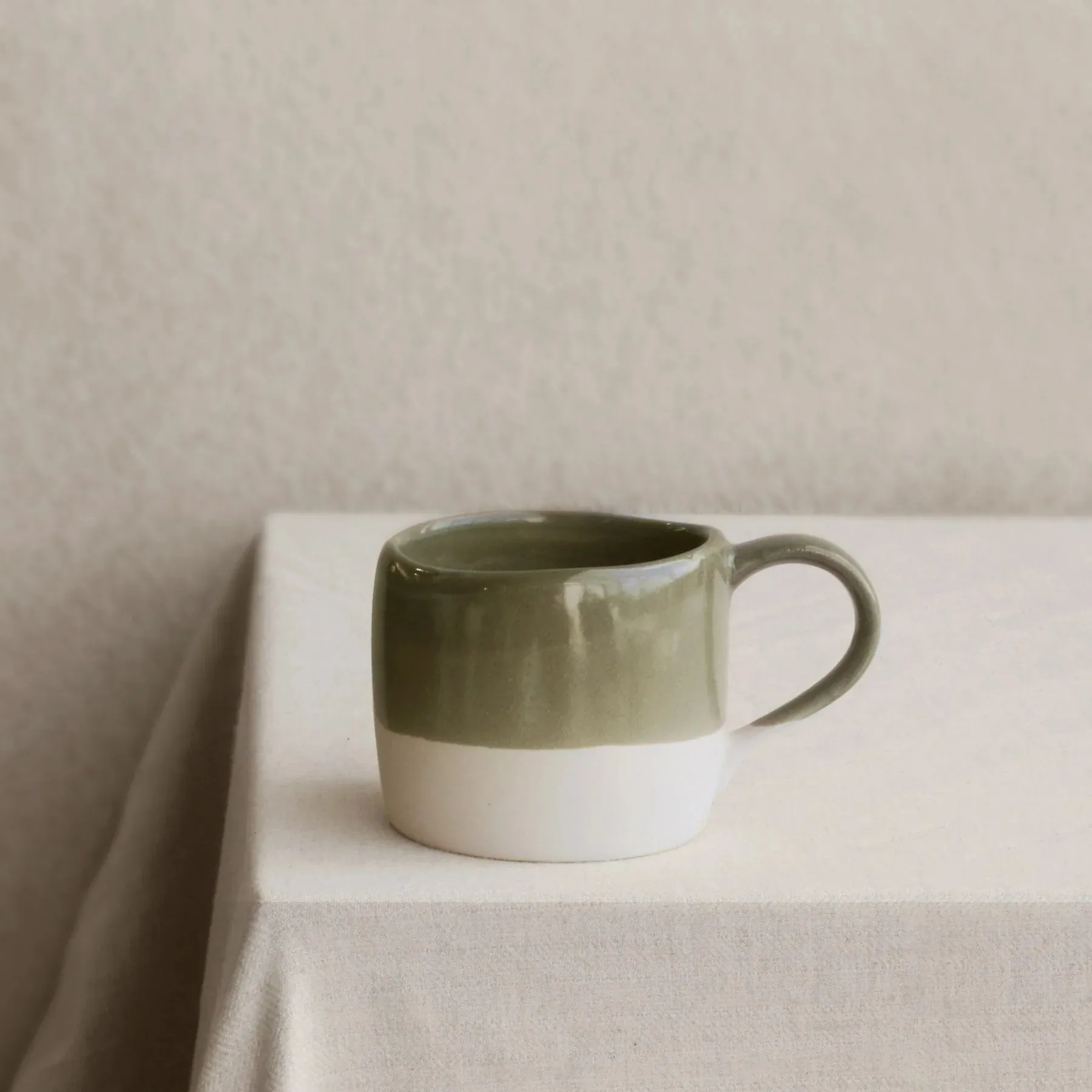 Australian Made Organic Mug - Olive Green