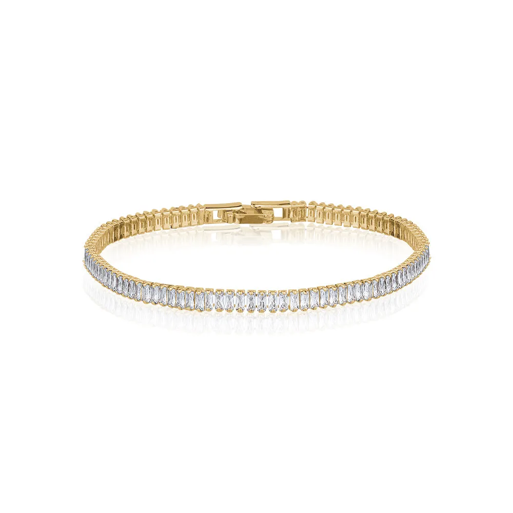 BAGUETTE CLASSIC TENNIS BRACELET