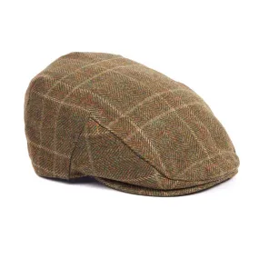 Barbour Crieff Cap Olive / Mixed Herringbone