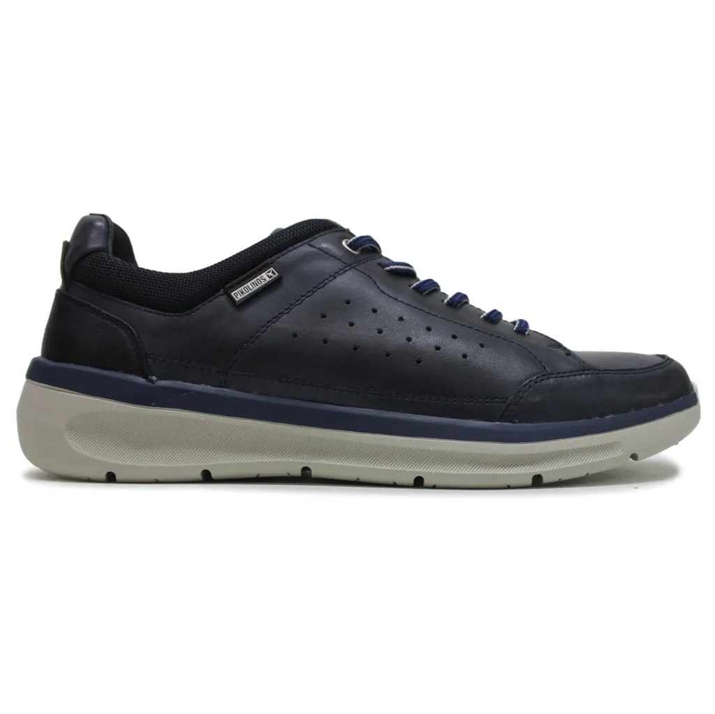 Biar M6V Leather Textile Men's Low Top Trainers