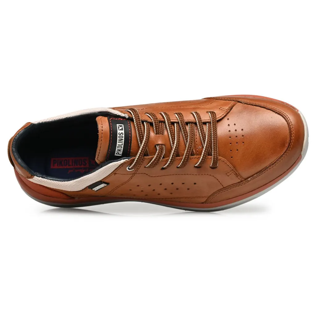 Biar M6V Leather Textile Men's Low Top Trainers