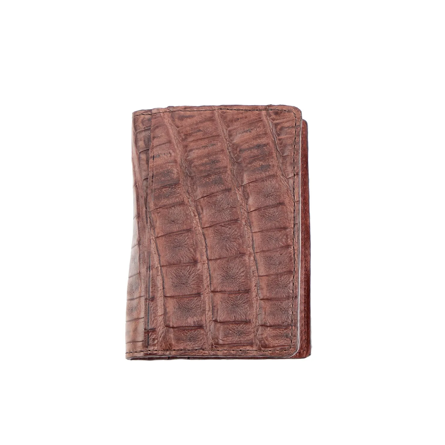 Caiman Bifold Card Case :: Brown