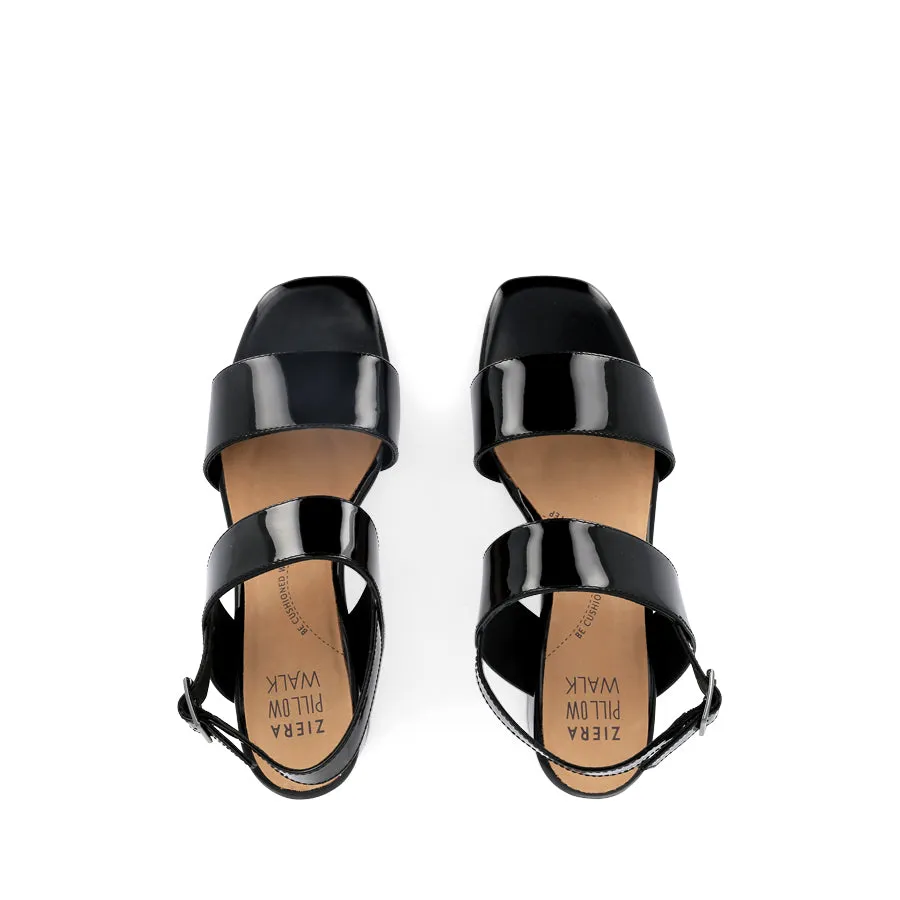 CAITLAN W - BLACK PATENT LEATHER