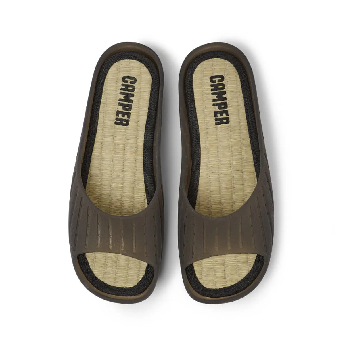 Camper Wabi Black monomaterial sandals for women   