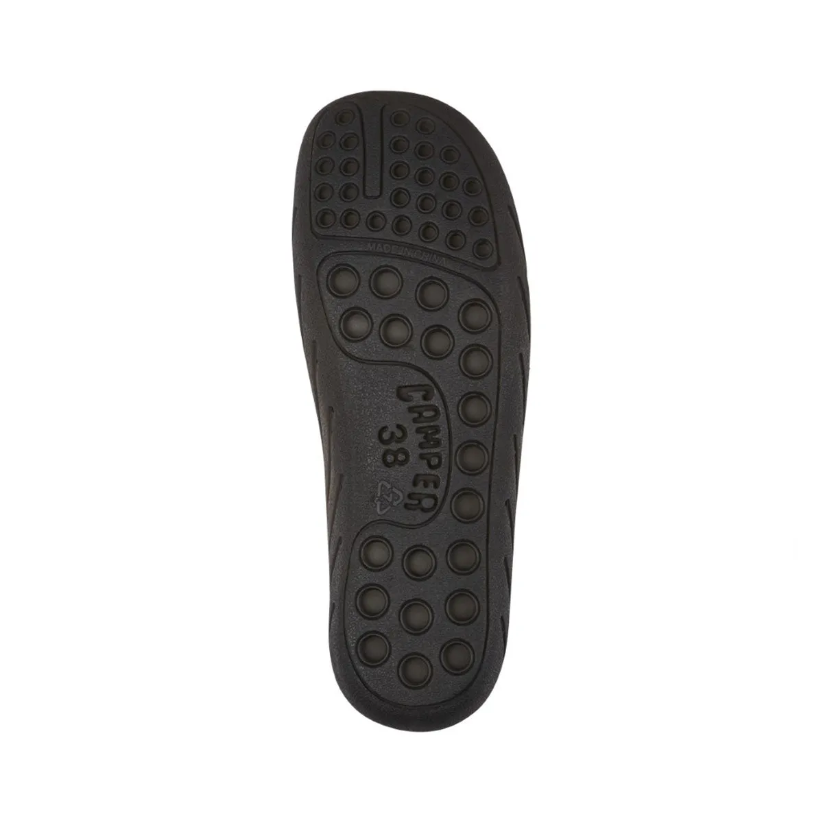 Camper Wabi Black monomaterial sandals for women   