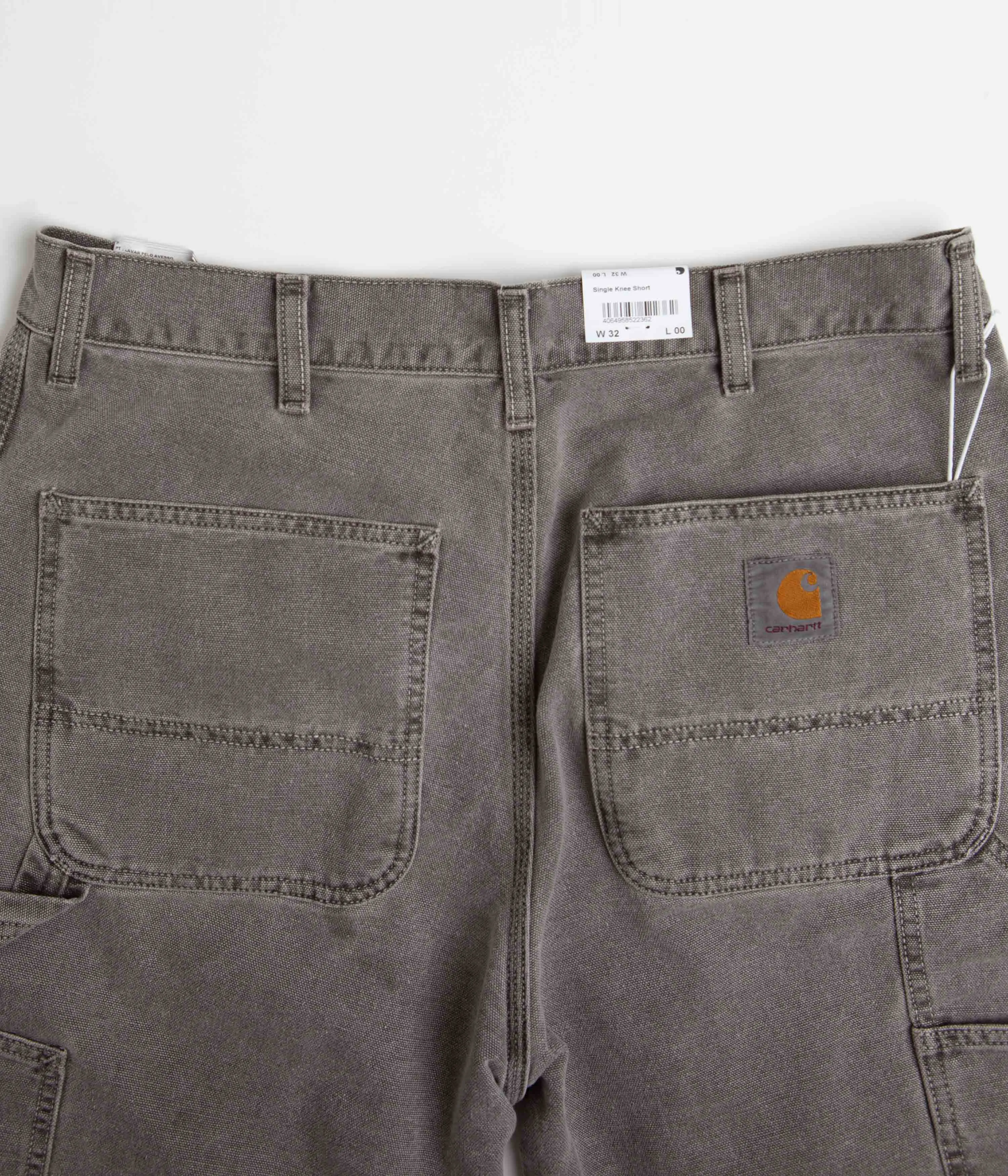 Carhartt Single Knee Shorts - Faded Black