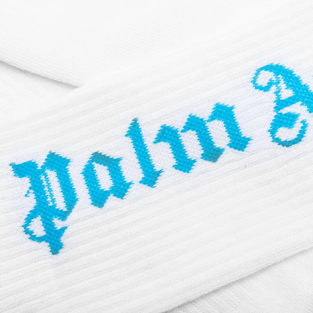 Classic Logo Socks - White Light