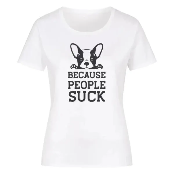 Classic Organic Shirt Women Frontdruck/People Suck