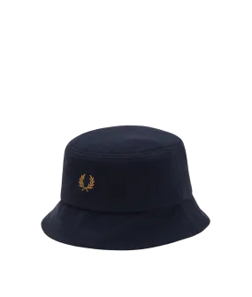 Classic Piqué Bucket Hat - Navy