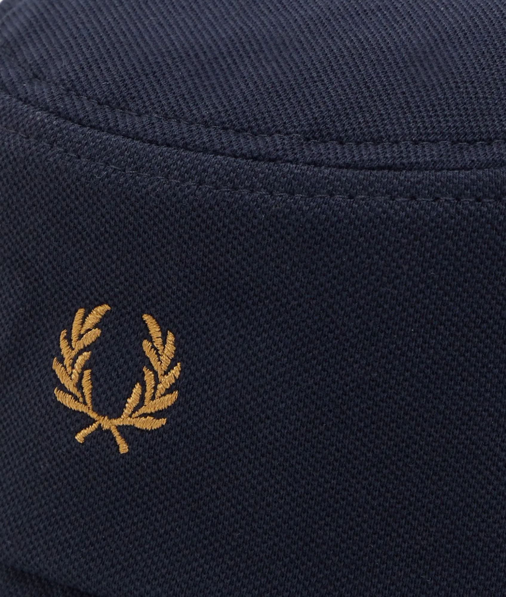 Classic Piqué Bucket Hat - Navy