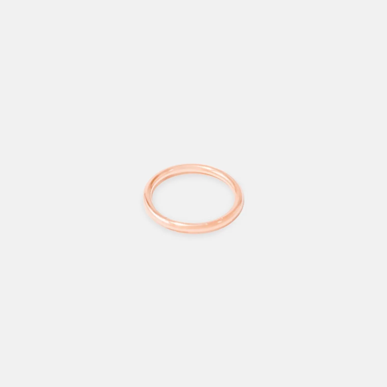 Classic Seam Ring - 14K ROSE