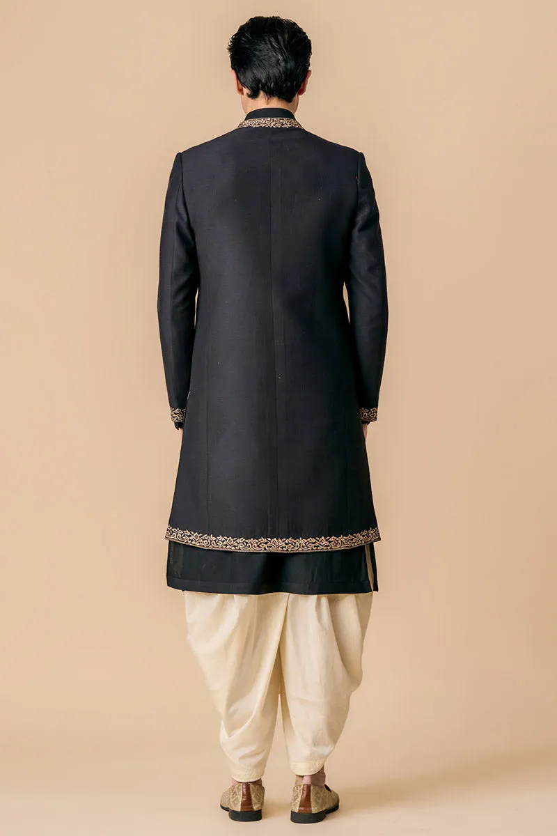 Classic Sherwani With Embroidery Details