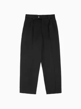 Classic Wool Trousers Black