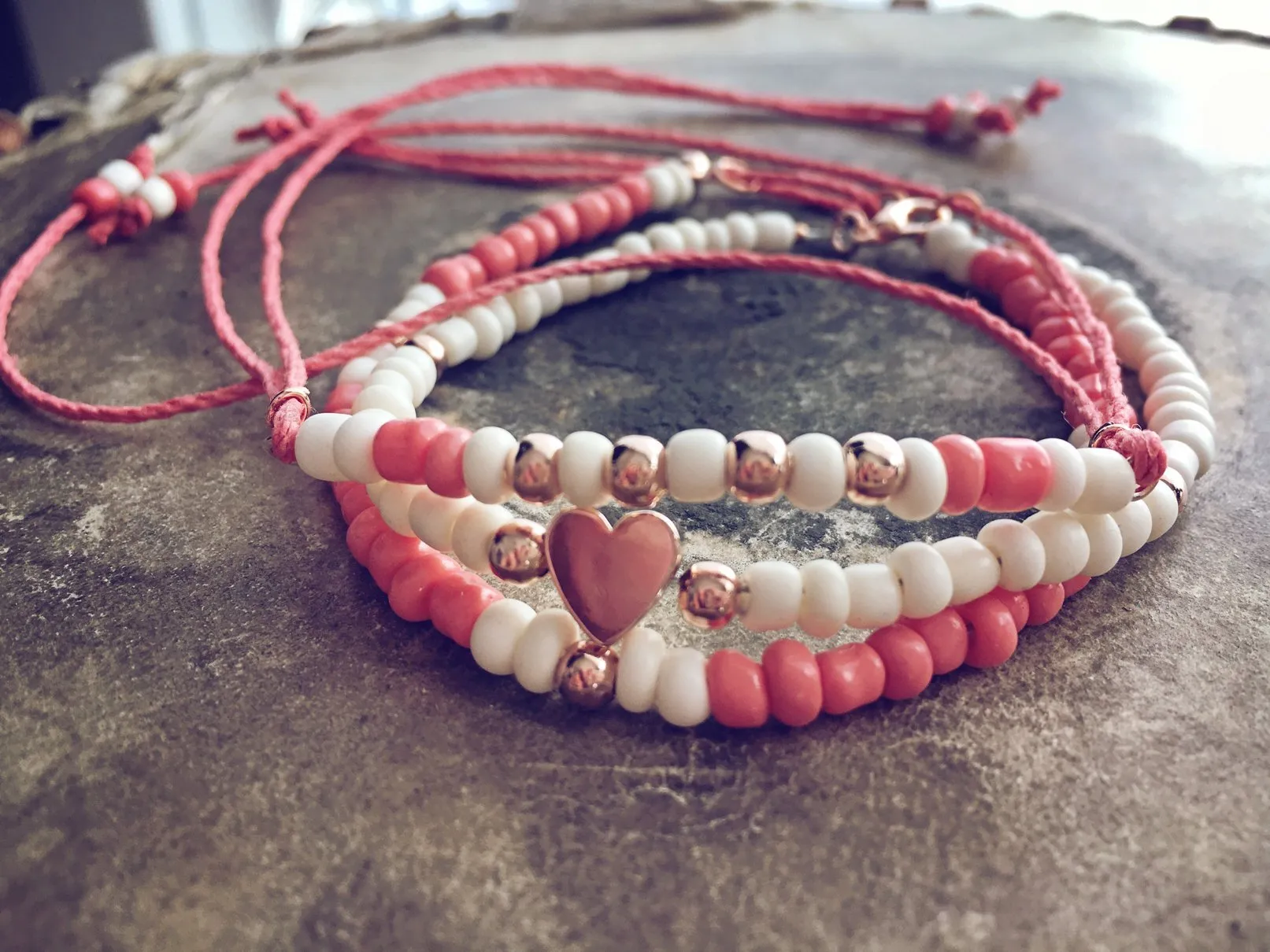 coral reef // beachy bracelet style pack