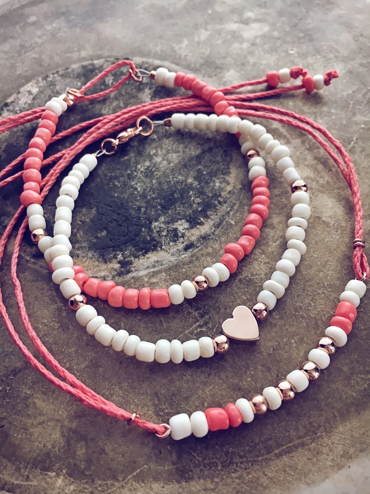 coral reef // beachy bracelet style pack