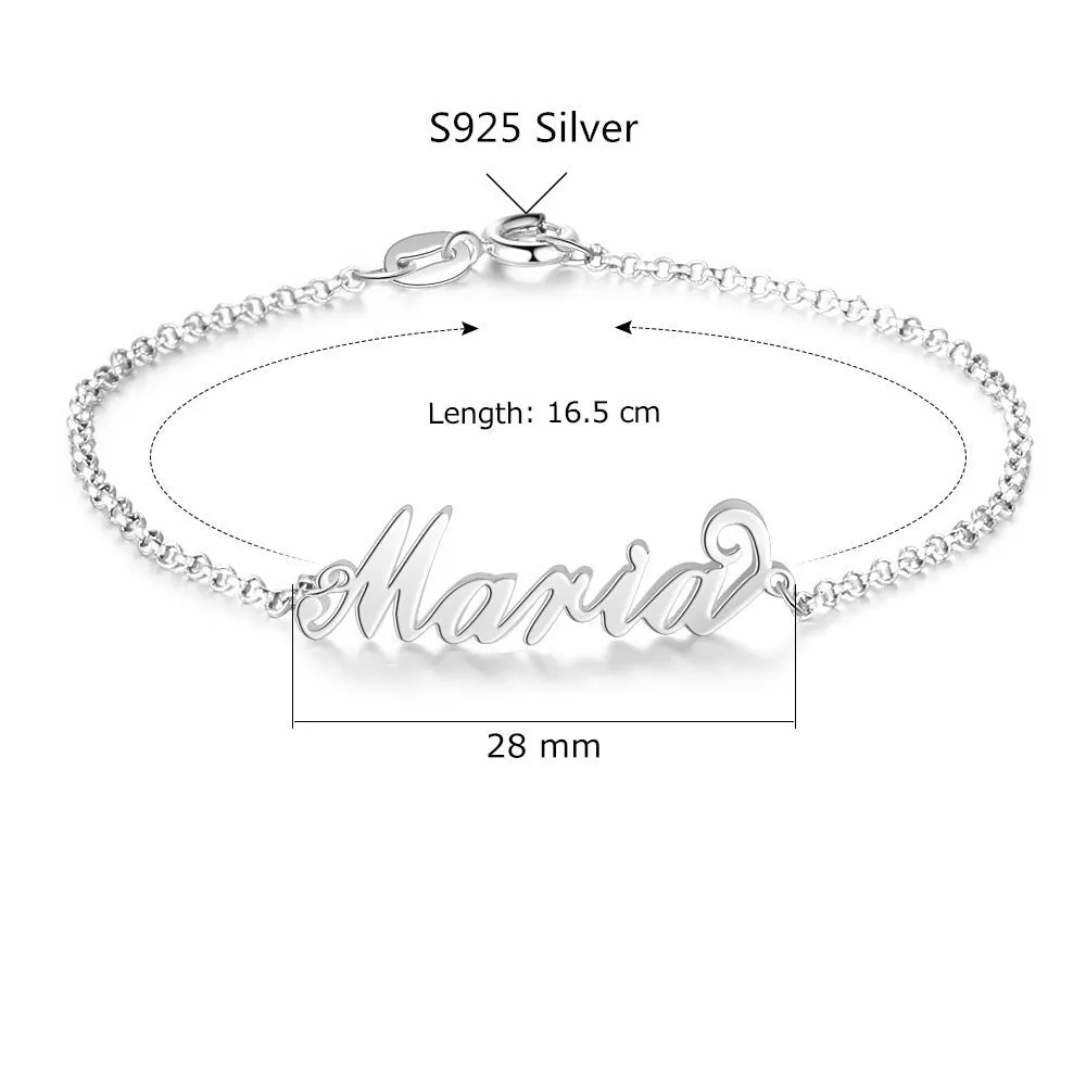 Customized Charms Chain Bracelet For Women