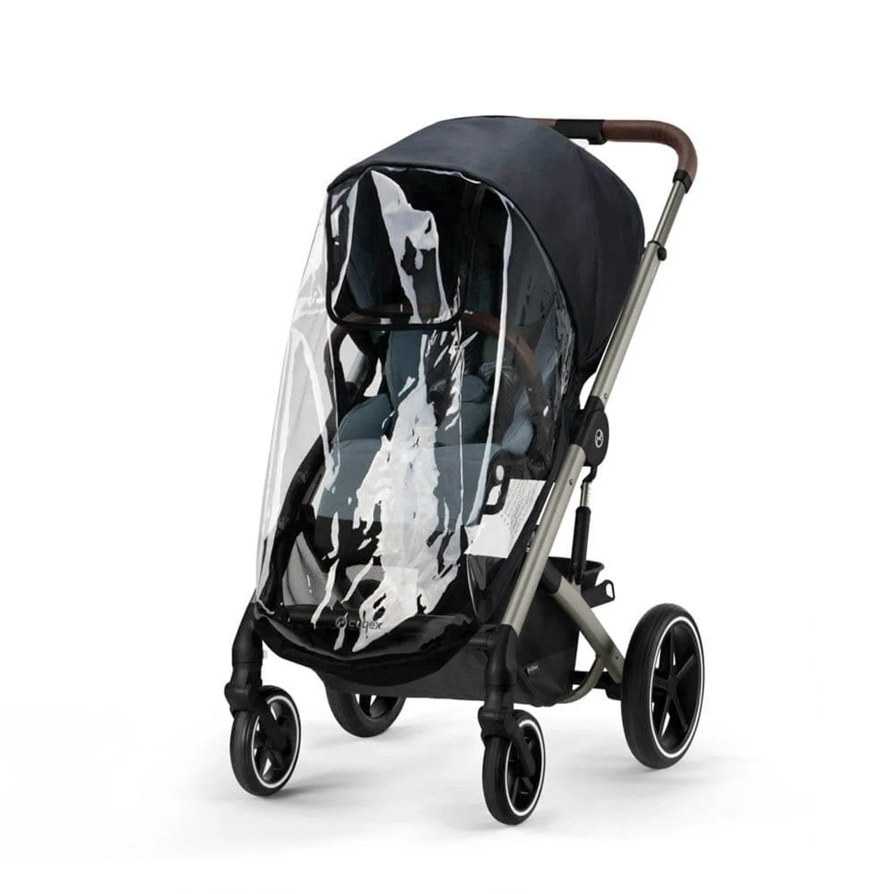 Cybex Balios S Lux Black Frame and Carrycot - Moon Black