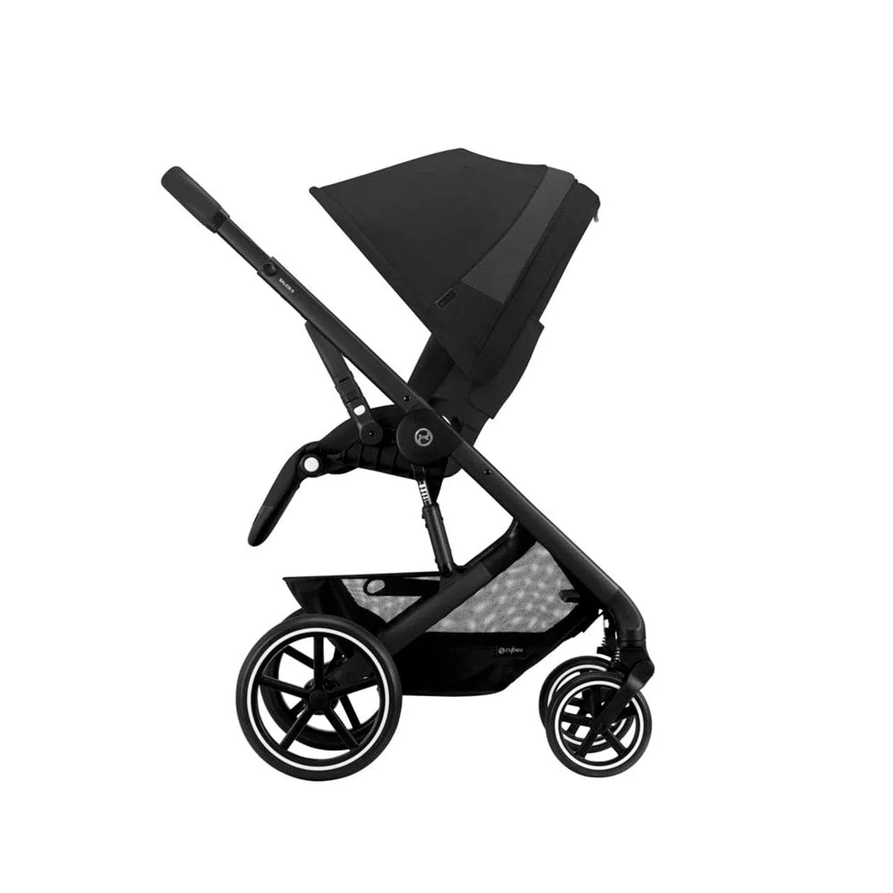 Cybex Balios S Lux Black Frame and Carrycot - Moon Black