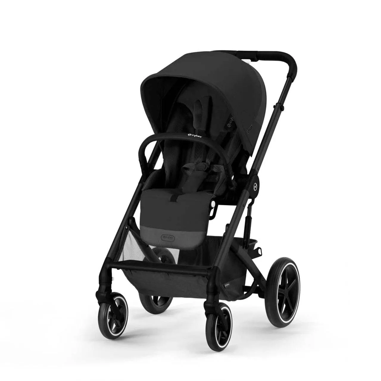 Cybex Balios S Lux Black Frame and Carrycot - Moon Black