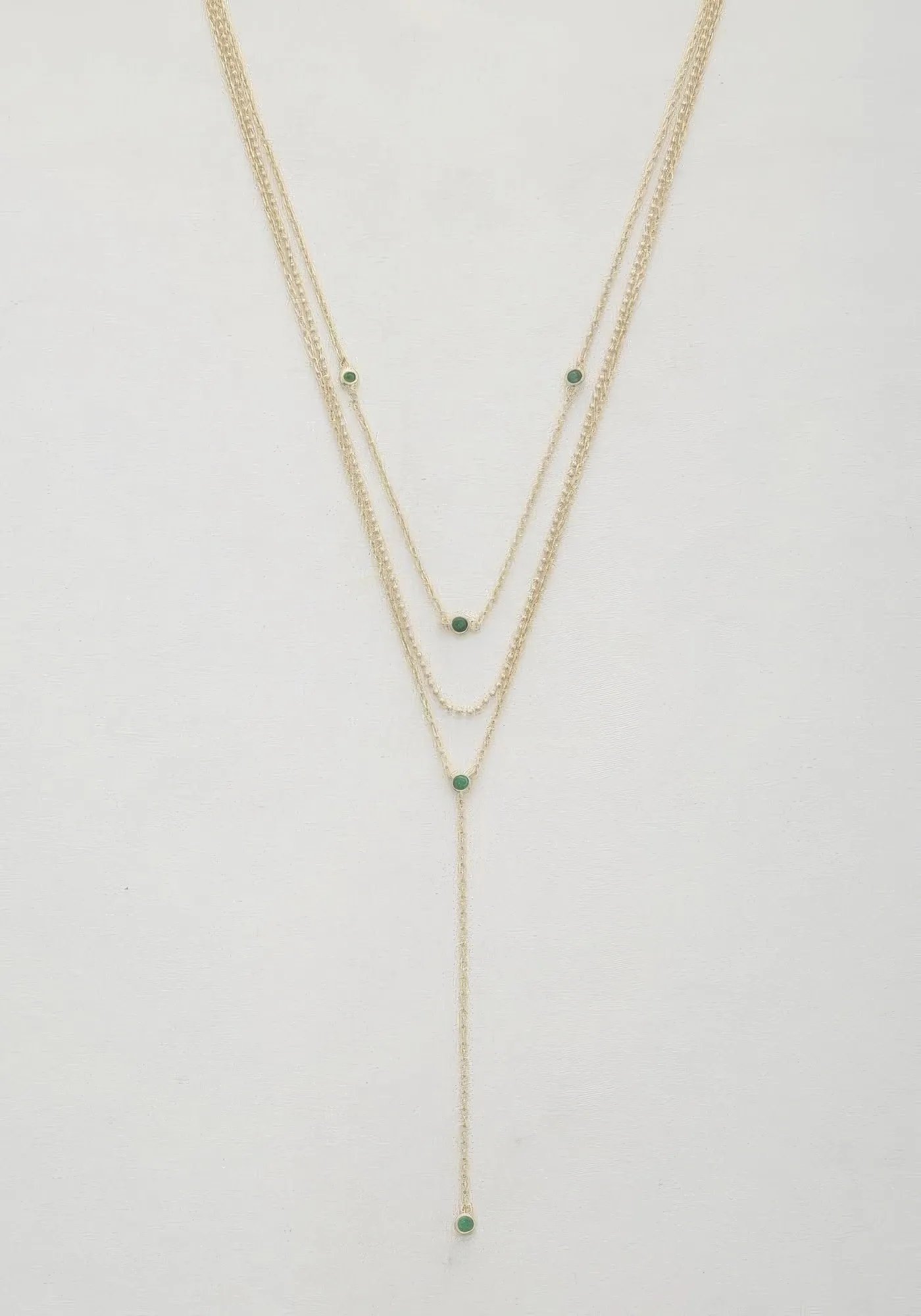 Dainty Metal Y Shape Necklace