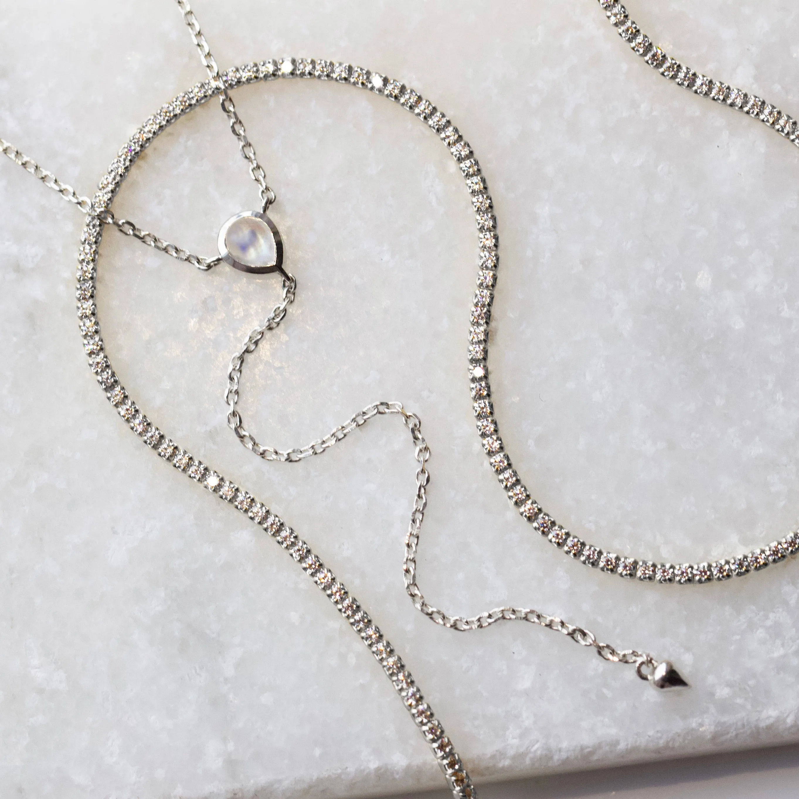 Dainty Tennis Necklace