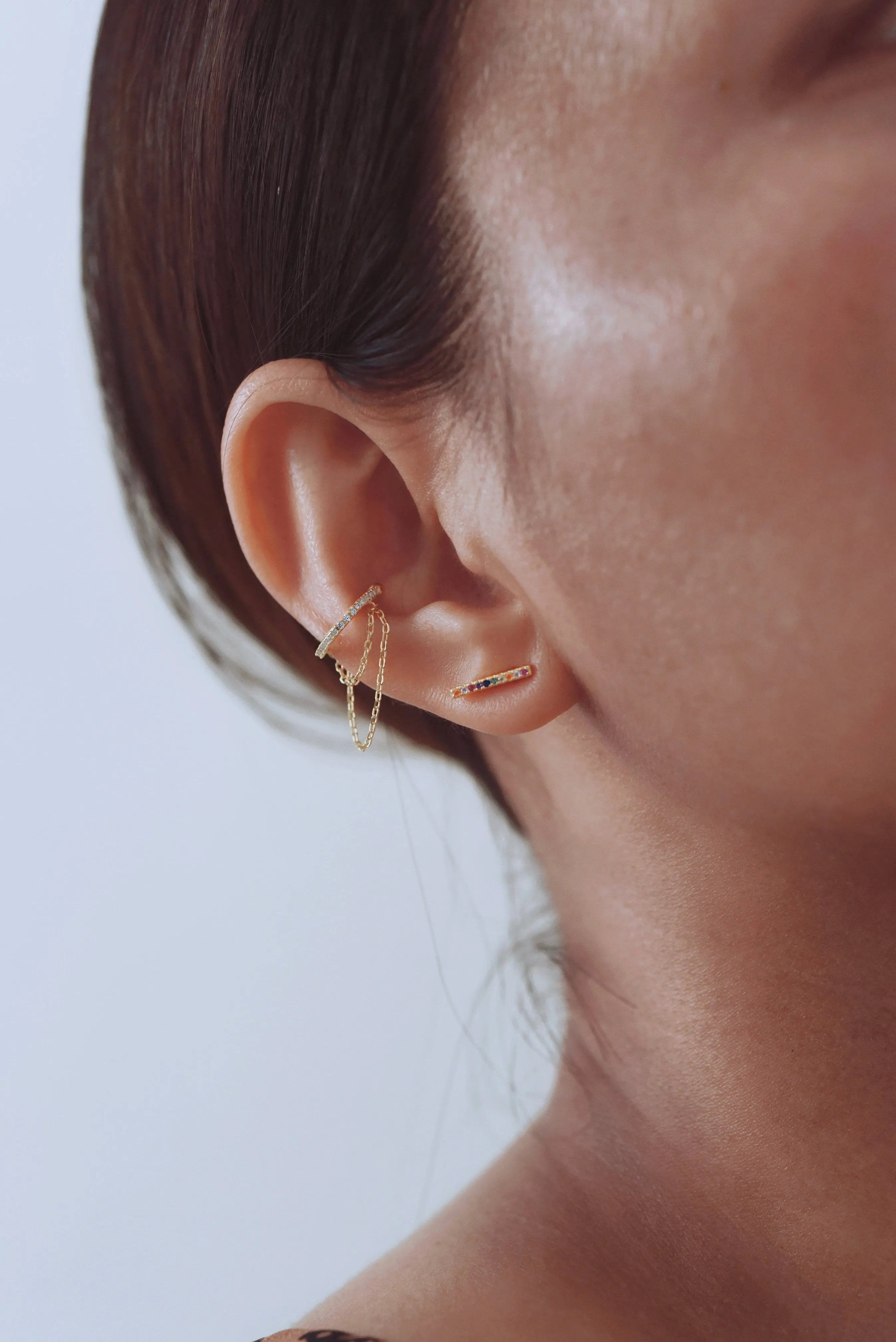 Dangling Chain Ear Cuff (Single)