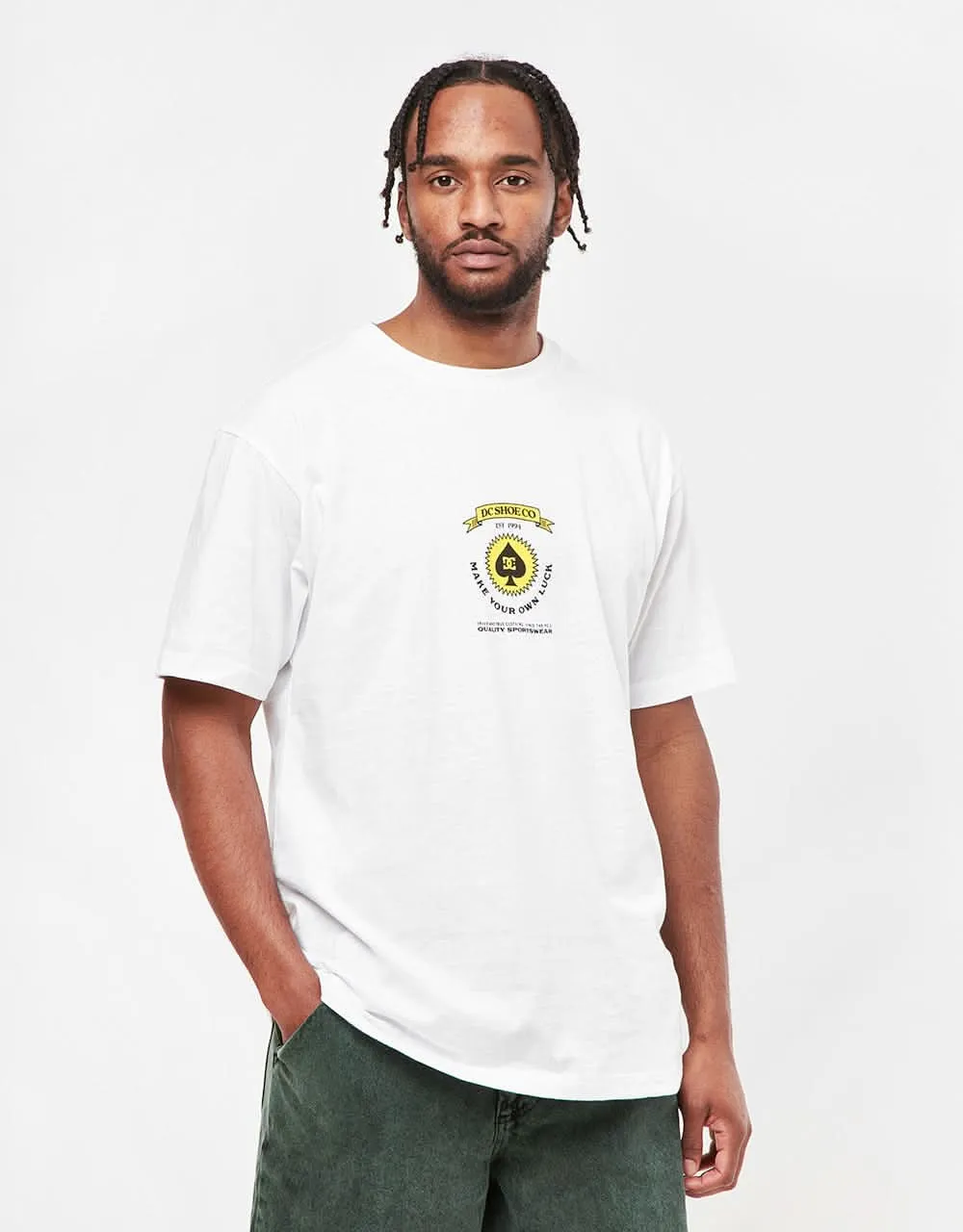 DC Lucky Hand T-Shirt - White