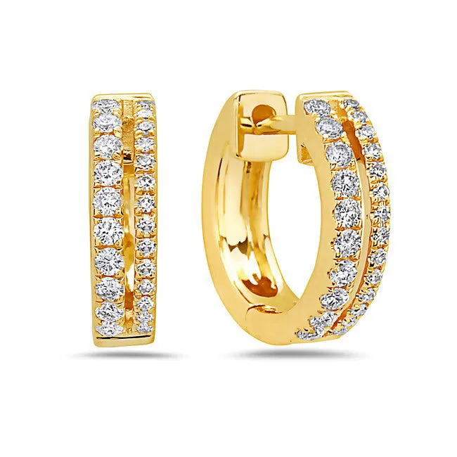 Diamond Mini Hoop Earrings