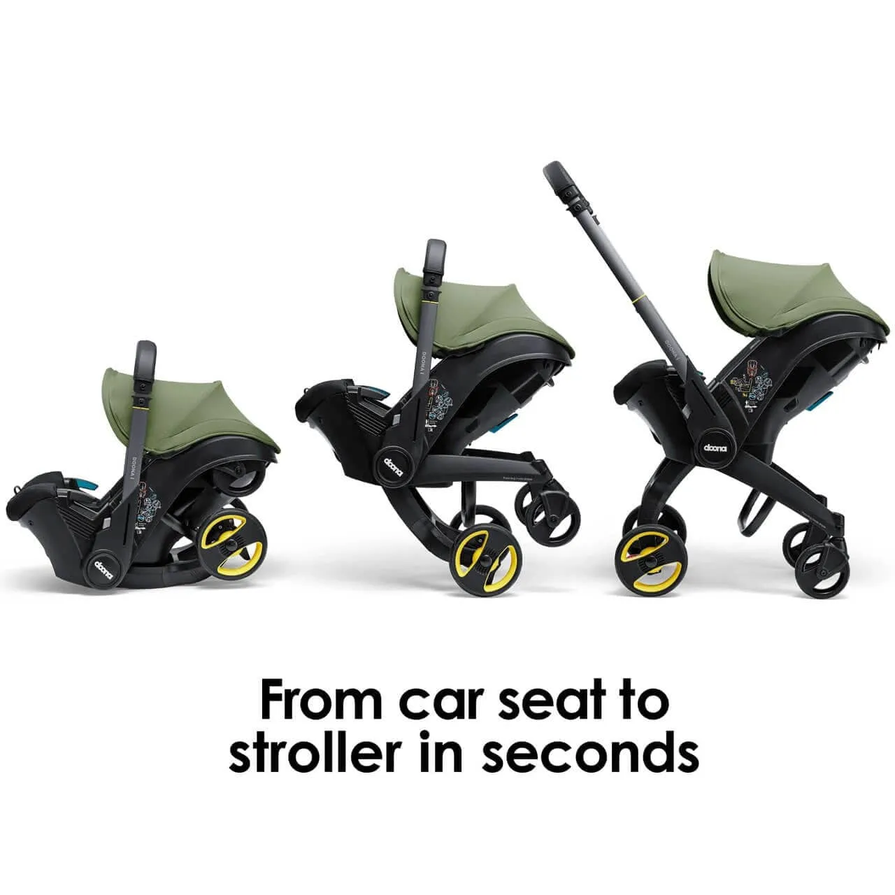 Doona i Infant Car Seat & ISOFIX Base - Desert Green