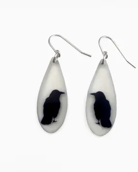 Drip Crow Dangle Earrings