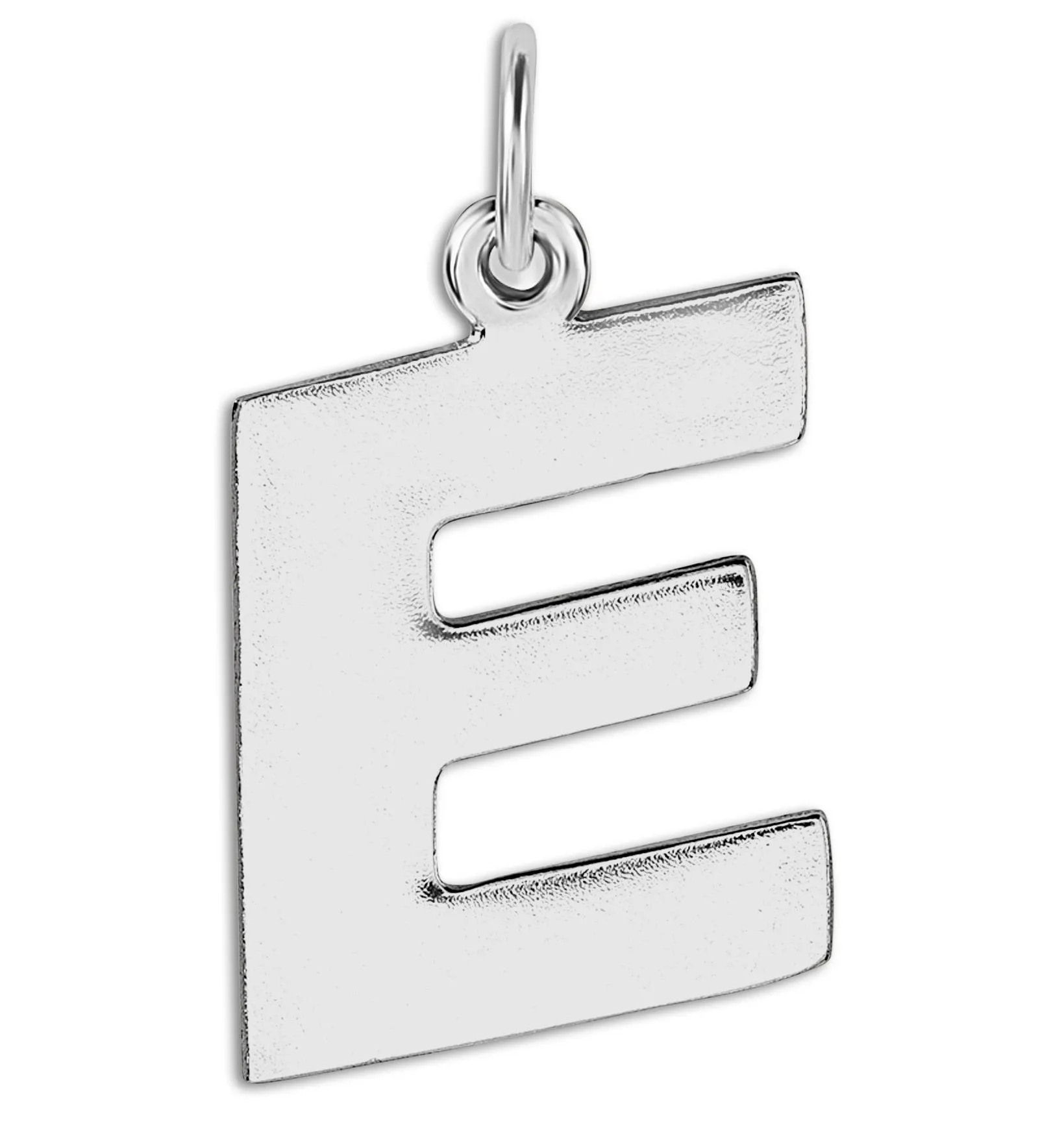 E Cutout Letter Charm