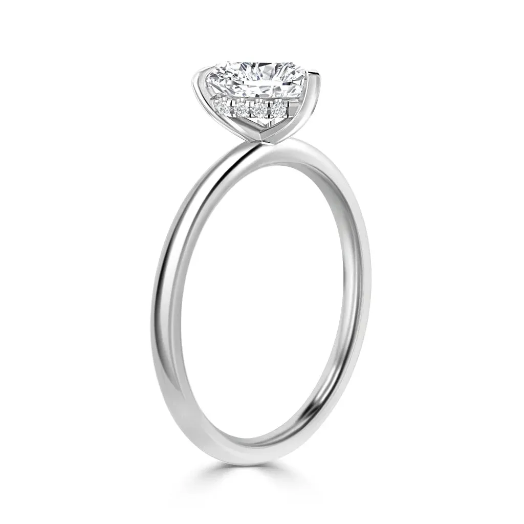 Edith - 18ct White Gold - Heart