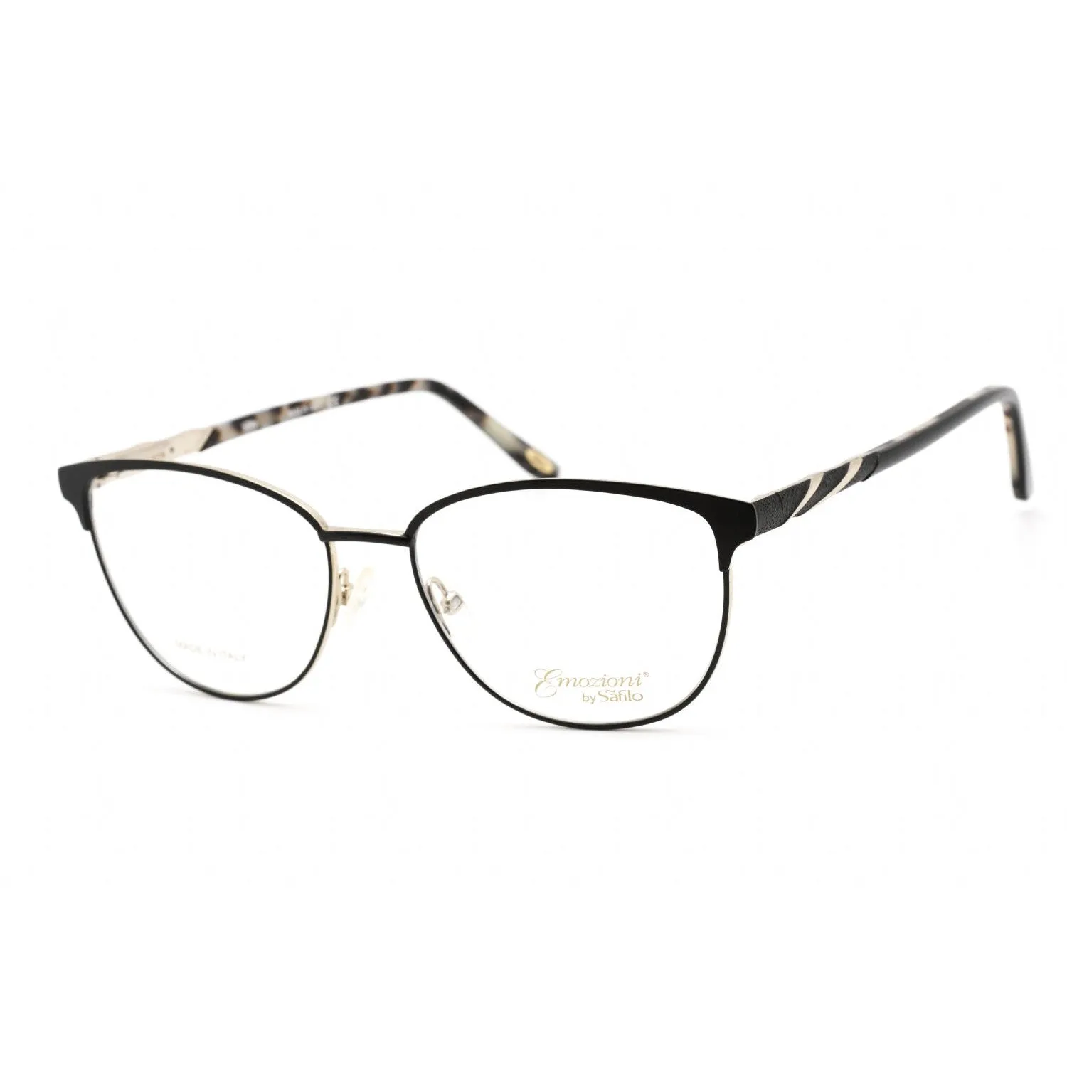 Emozioni EM 4399 Eyeglasses BLACK GOLD/Clear demo lens