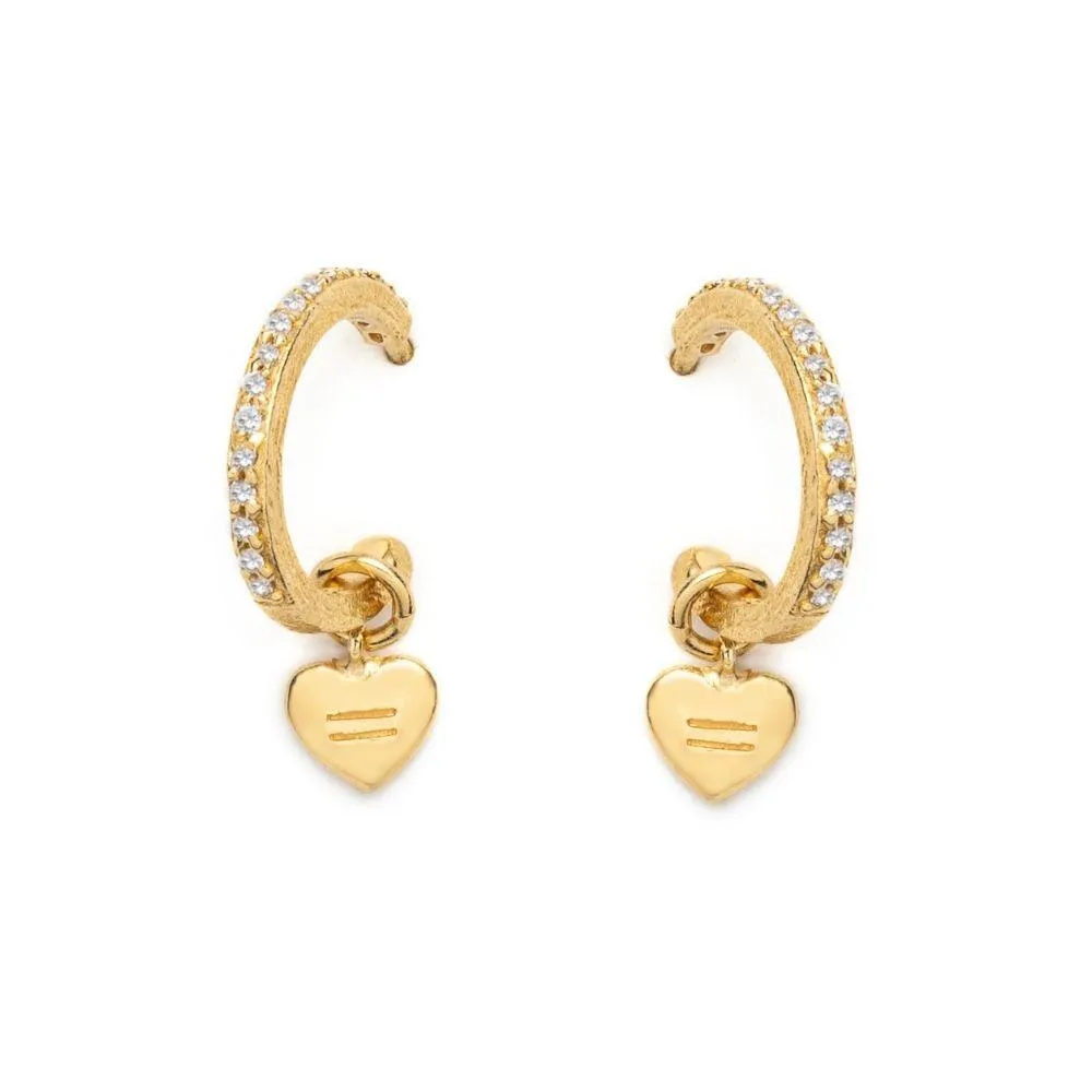 Equality Heart Hoops