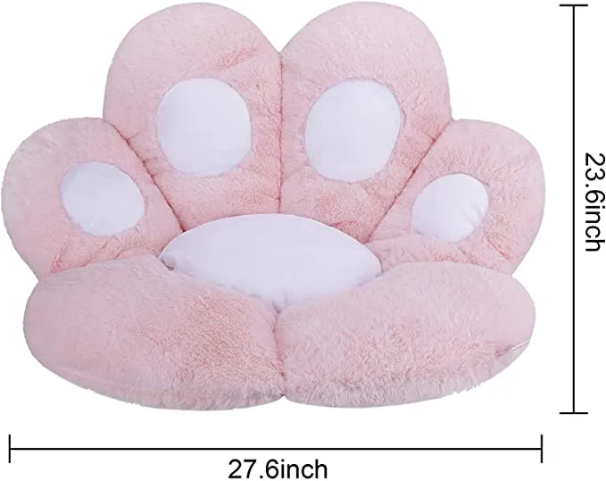 Fluffy Bear Paw Chair Cushion