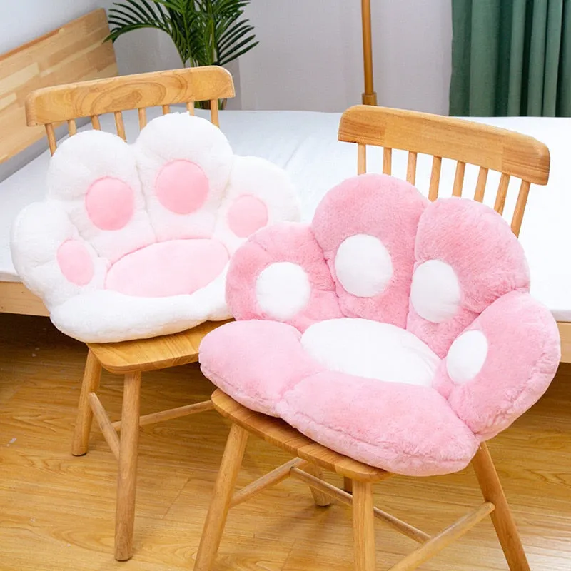 Fluffy Bear Paw Chair Cushion