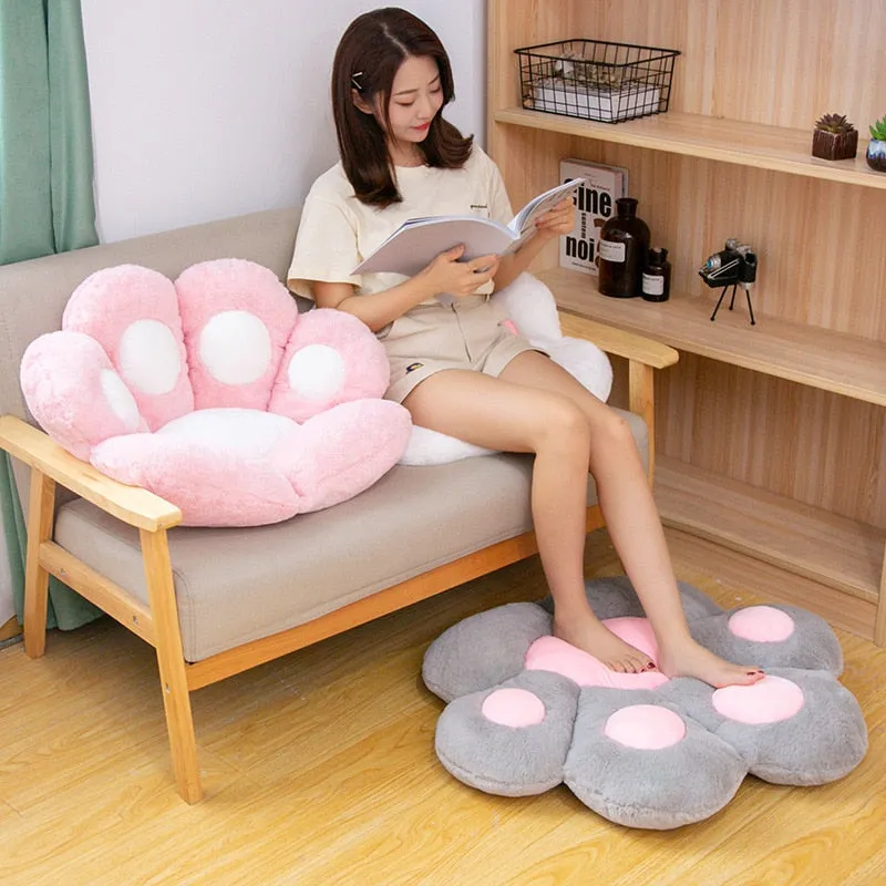 Fluffy Bear Paw Chair Cushion