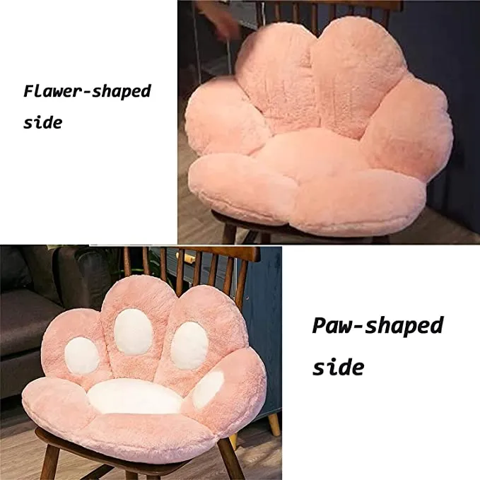 Fluffy Bear Paw Chair Cushion