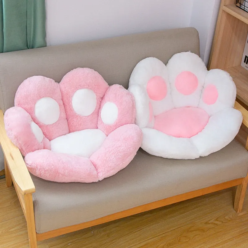 Fluffy Bear Paw Chair Cushion