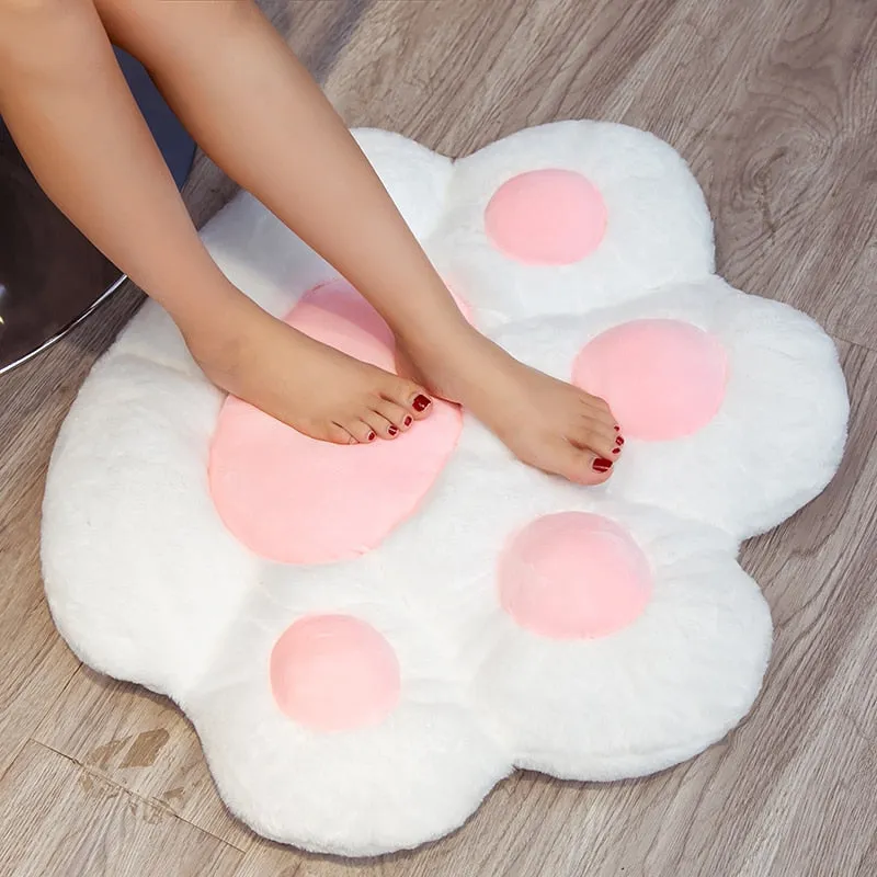 Fluffy Bear Paw Chair Cushion